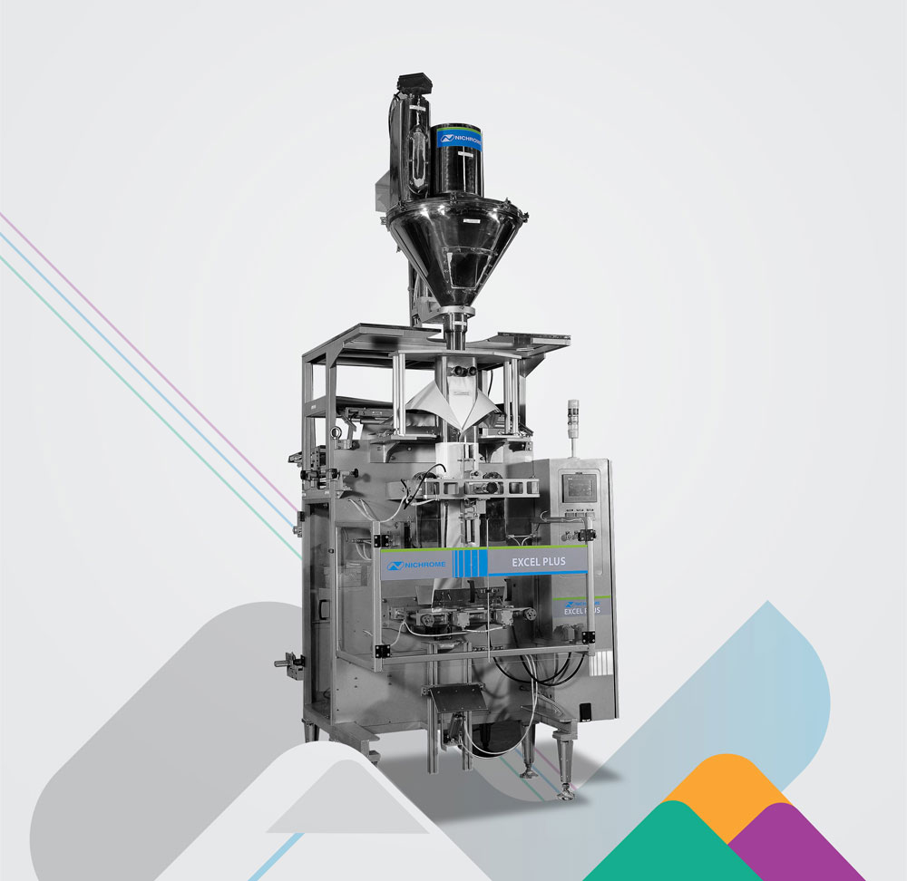 Hygienic jaggery sachet packing machine in operation